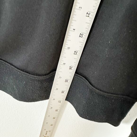 Disney Parks Mickey Tattoo Zip Jacket Black Red Stripes Size L Snag on Sleeve - Picture 7 of 7